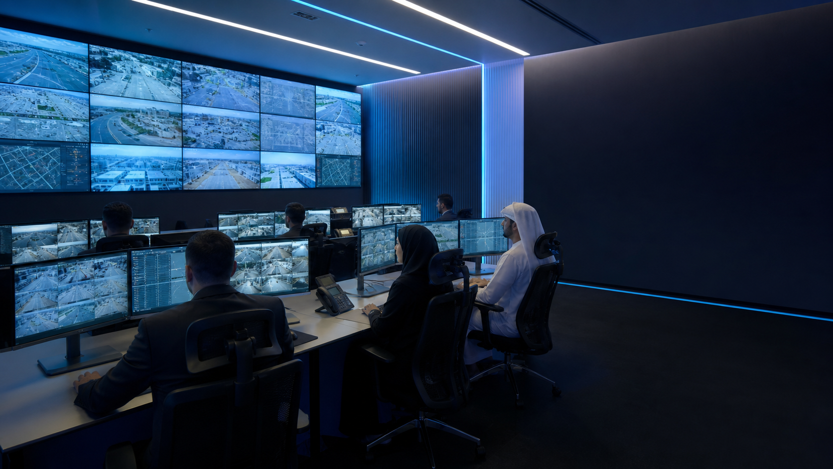 Enterprise CCTV command and control room